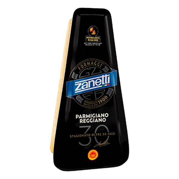 ZANETTI QUESO PARM. REGGIANO 30M PORCION 250 12UNI/CJ