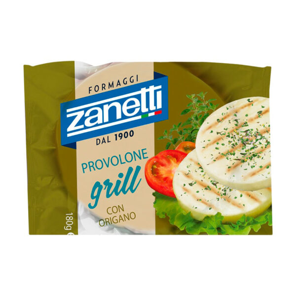 ZANETTI PROVOLONE GRILL OREGANO 180G 14UNI/CJ