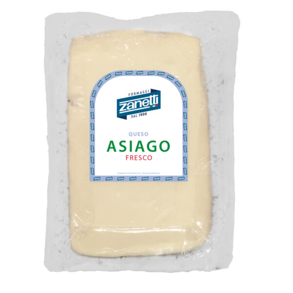 ZANETTI QUESO ASIAGO FRESCO PORCION 250G 12UNI/CJ