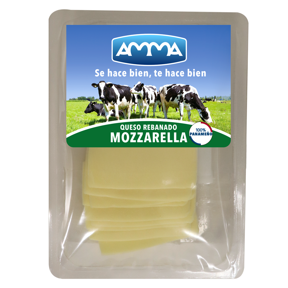 AMMA QUESO MOZZARELLA REBANADO 170G 24UND/CJ